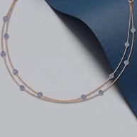 Mint Aura Necklace in 92.5 Silver