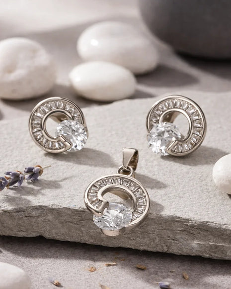 Ice Vela Set in 92.5 Silver