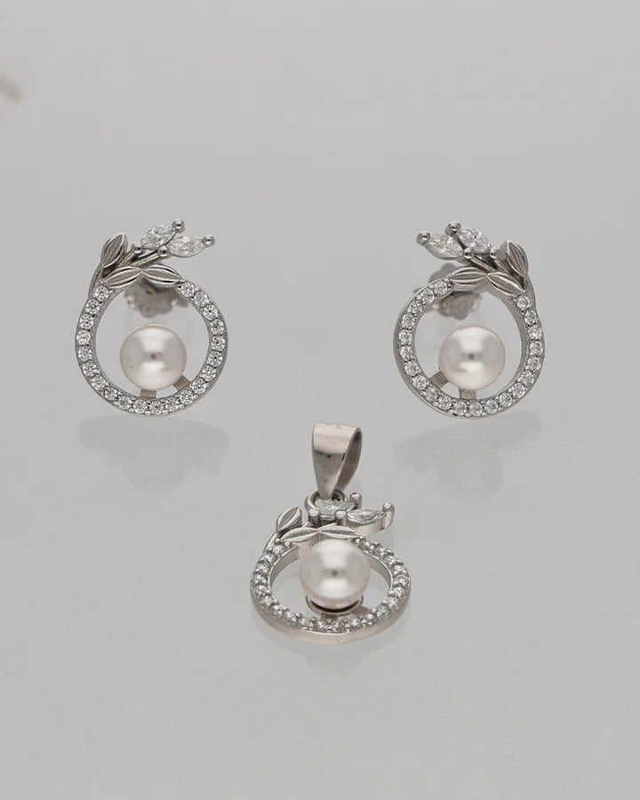 Pearl Luma Set in 92.5 Silver