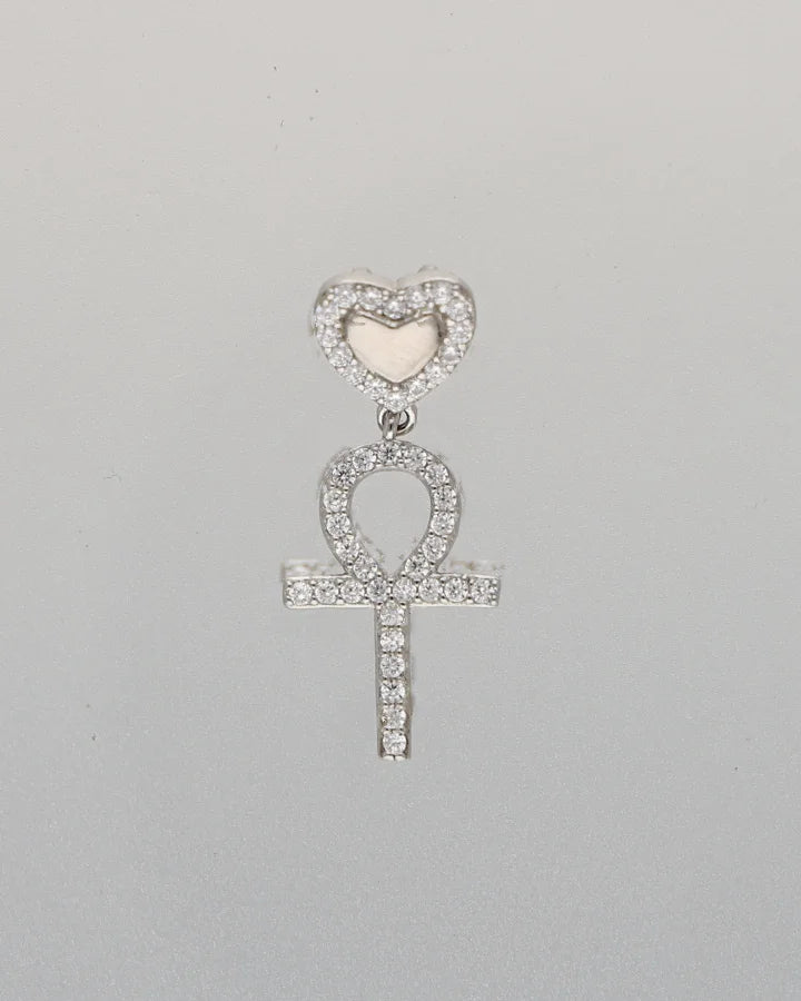 Heart Loop Set in 92.5 Silver