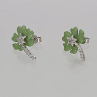 Flora Mint Set in 92.5 Silver