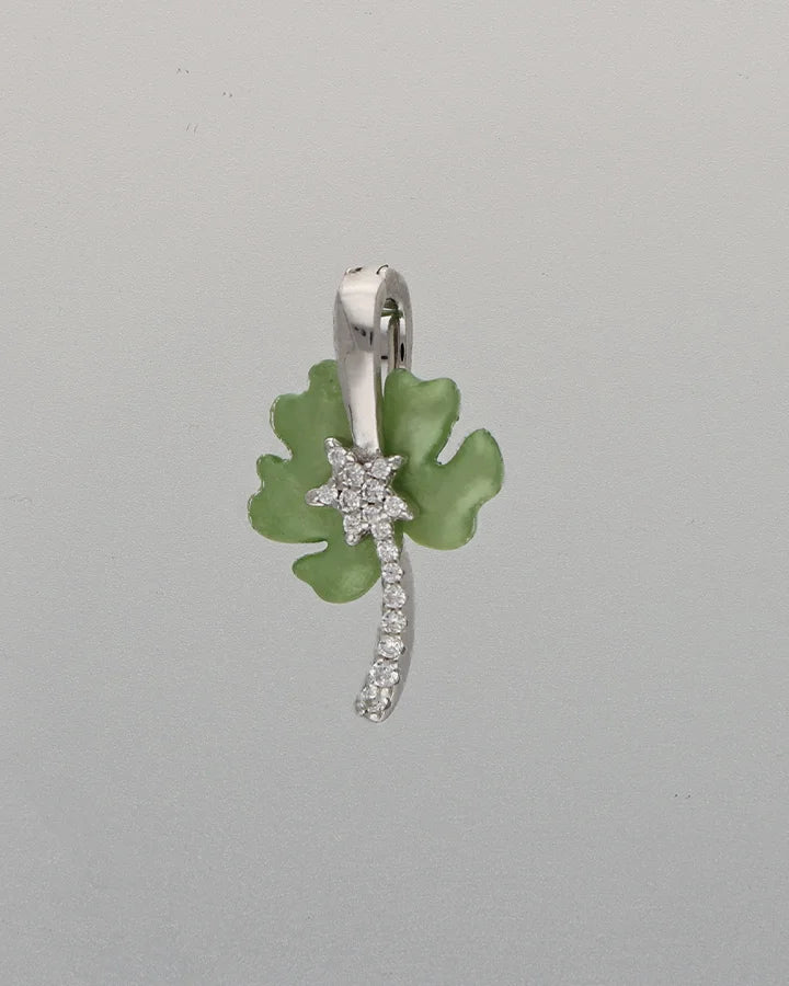 Flora Mint Set in 92.5 Silver