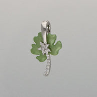 Flora Mint Set in 92.5 Silver