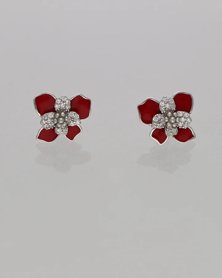 Flora Rouge Set in 92.5 Silver