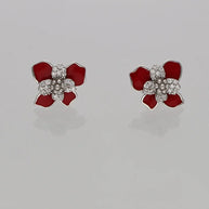 Flora Rouge Set in 92.5 Silver
