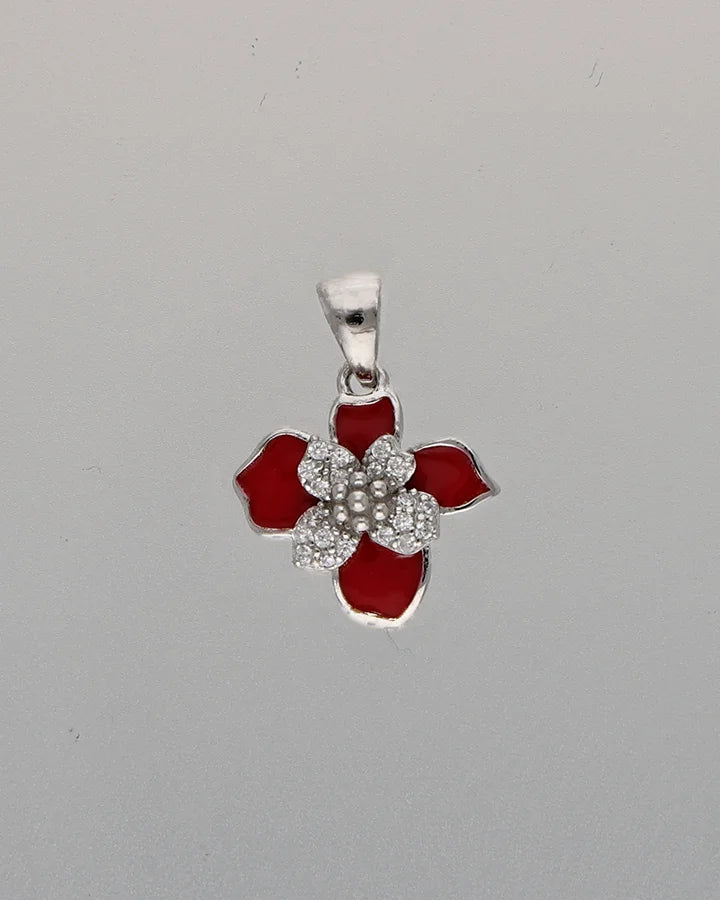 Flora Rouge Set in 92.5 Silver