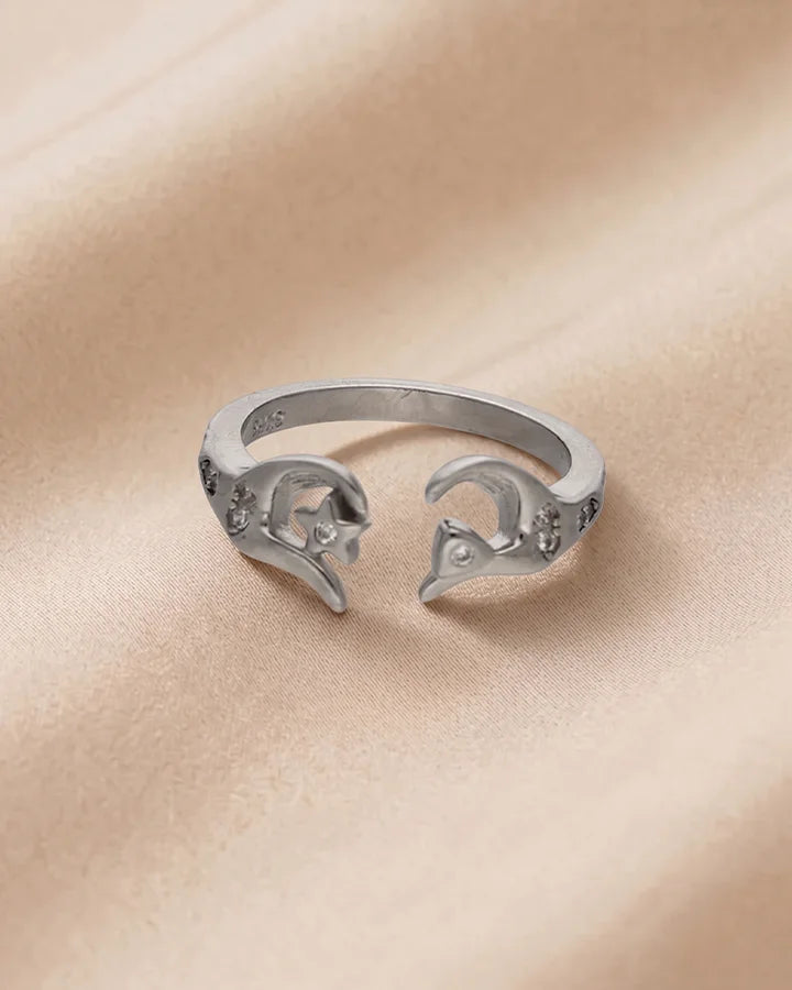 Lunex Ring in 92.5 Silver