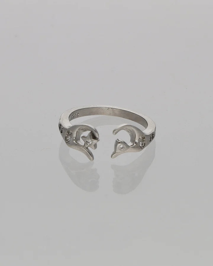 Lunex Ring in 92.5 Silver