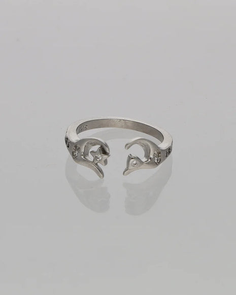 Lunex Ring in 92.5 Silver