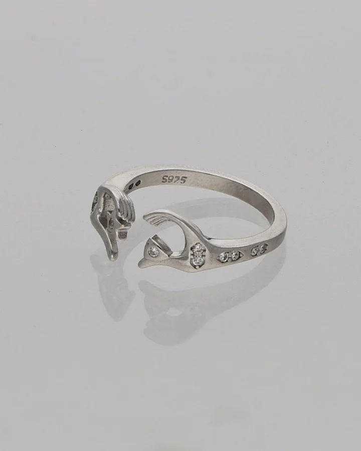 Lunex Ring in 92.5 Silver