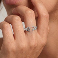 Lunex Ring in 92.5 Silver