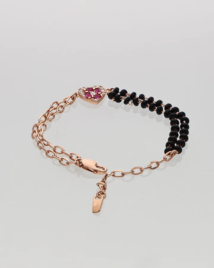 Hridaya Mangalasutra Bracelet in 92.5 Silver
