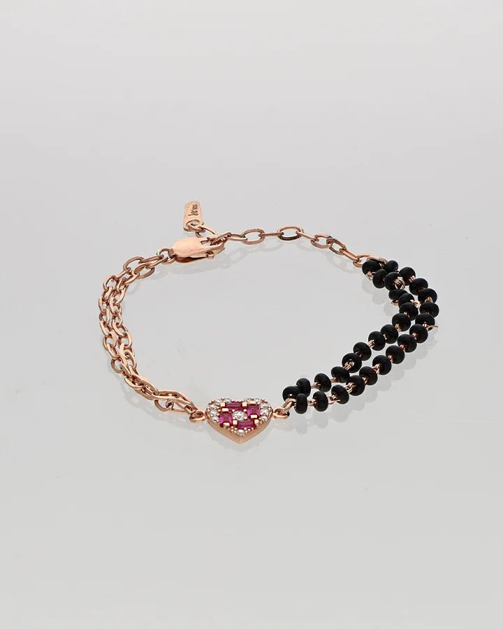 Hridaya Mangalasutra Bracelet in 92.5 Silver