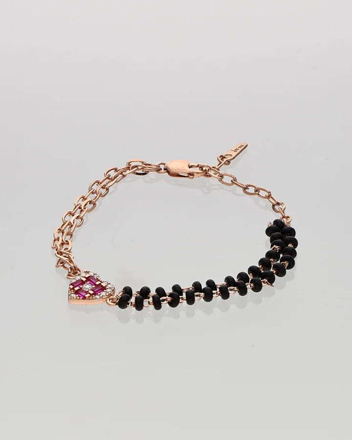 Hridaya Mangalasutra Bracelet in 92.5 Silver