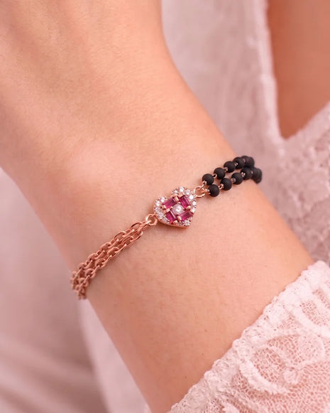 Hridaya Mangalasutra Bracelet in 92.5 Silver