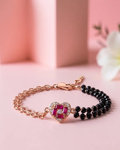 Hridaya Mangalasutra Bracelet in 92.5 Silver