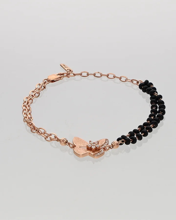 Butterfly Mangalasutra Bracelet in 92.5 Silver