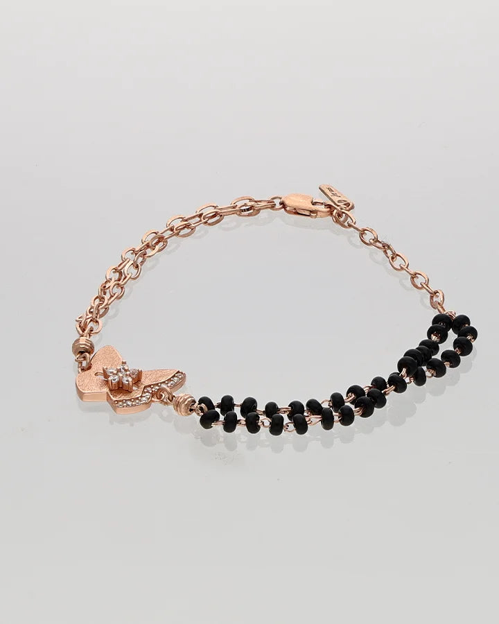 Butterfly Mangalasutra Bracelet in 92.5 Silver