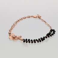 Butterfly Mangalasutra Bracelet in 92.5 Silver
