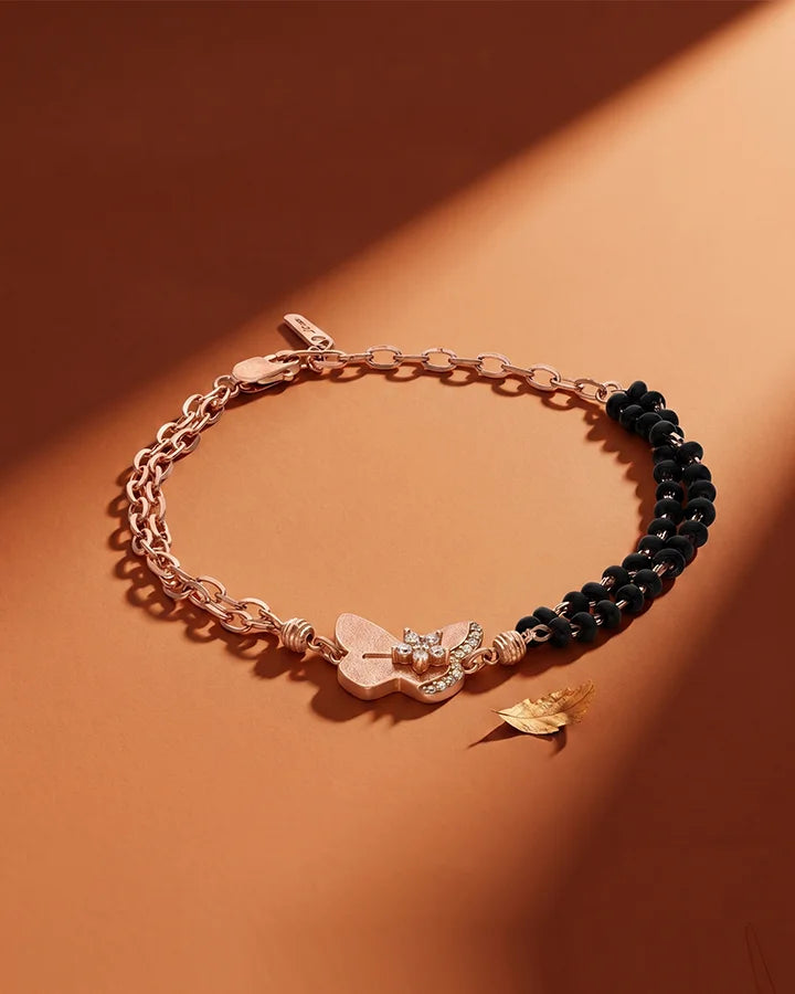Butterfly Mangalasutra Bracelet in 92.5 Silver