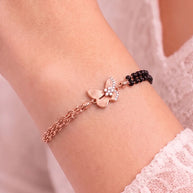 Butterfly Mangalasutra Bracelet in 92.5 Silver