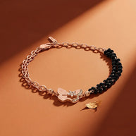 Butterfly Mangalasutra Bracelet in 92.5 Silver