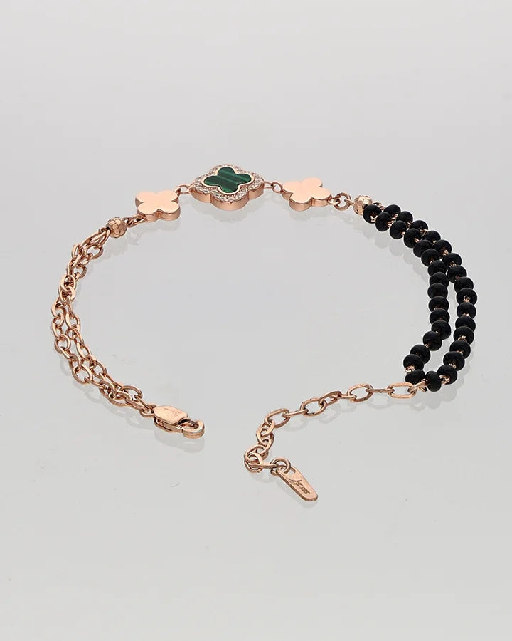 Clover Mangalasutra Bracelet in 92.5 Silver