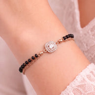 Classic Mangalasutra Bracelet in 92.5 Silver
