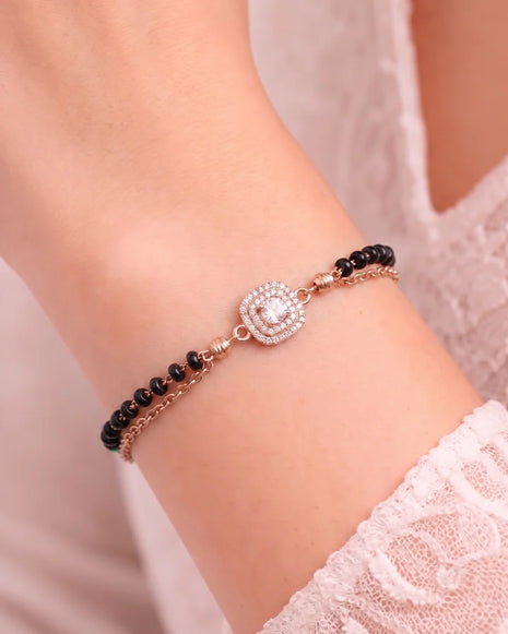 Classic Mangalasutra Bracelet in 92.5 Silver