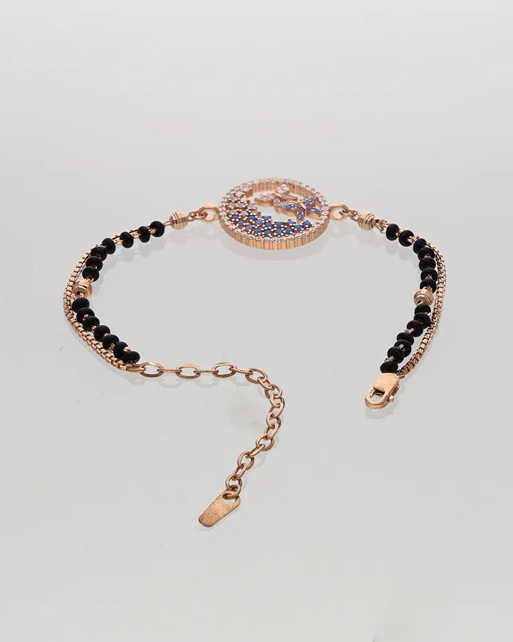 Flutterby Mangalasutra Bracelet in 92.5 Silver