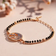 Flutterby Mangalasutra Bracelet in 92.5 Silver