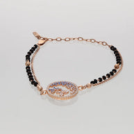 Flutterby Mangalasutra Bracelet in 92.5 Silver