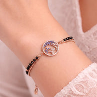 Flutterby Mangalasutra Bracelet in 92.5 Silver