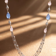 Starlight Layer Chain in 92.5 Silver