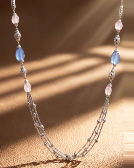 Starlight Layer Chain in 92.5 Silver