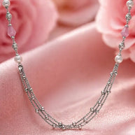 Glimmer Thread Chain in 92.5 Silver
