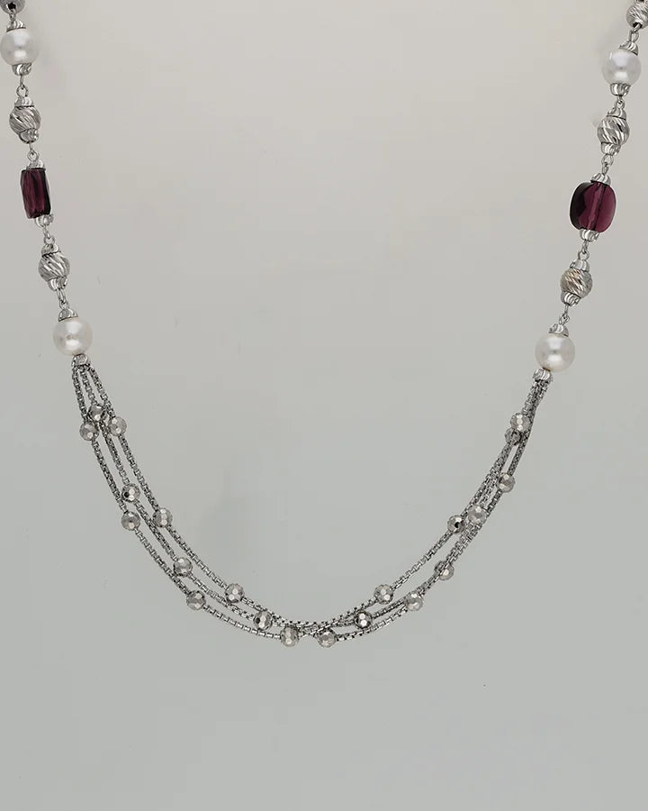 Opal Mist Chain in 92.5 Silver