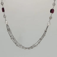 Opal Mist Chain in 92.5 Silver