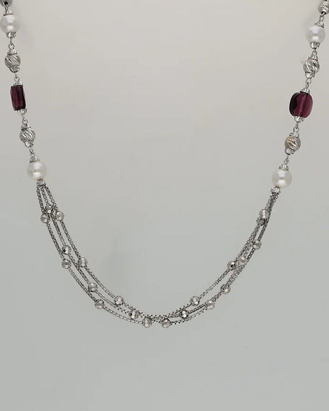 Opal Mist Chain in 92.5 Silver