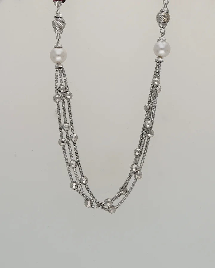 Opal Mist Chain in 92.5 Silver