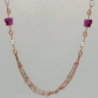 Rose Radiance Chain in 92.5 Silver