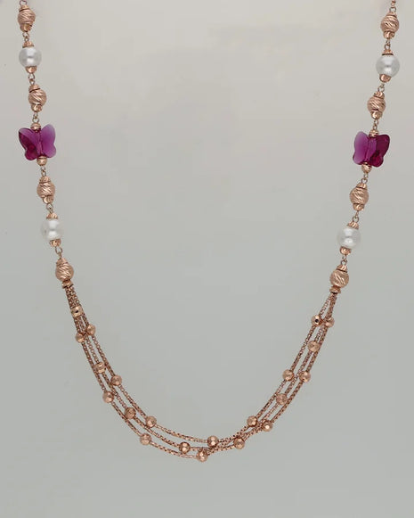 Rose Radiance Chain in 92.5 Silver