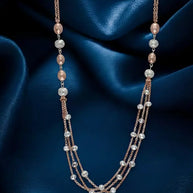Blossom Link Chain in 92.5 Silver