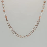 Aurora Sphere Chain in 92.5 Silver