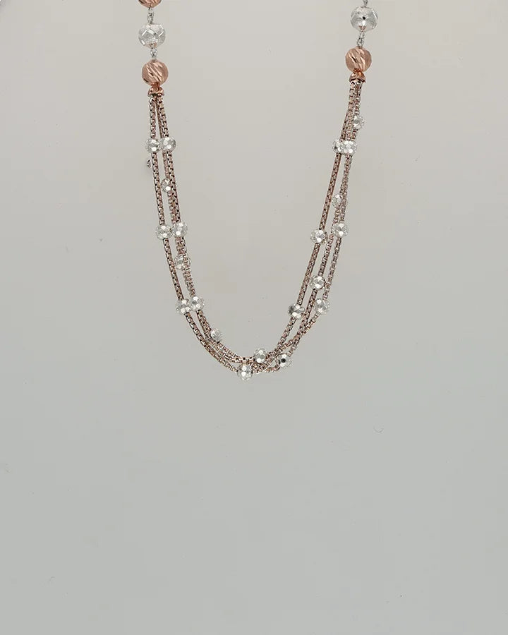 Aurora Sphere Chain in 92.5 Silver