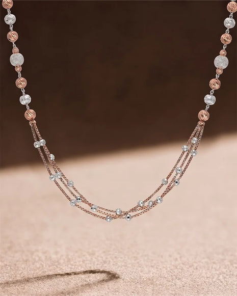 Aurora Sphere Chain in 92.5 Silver