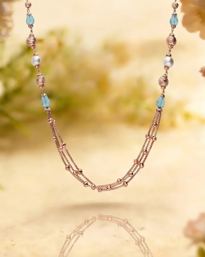 Radiant Sphere Chain in 92.5 Silver