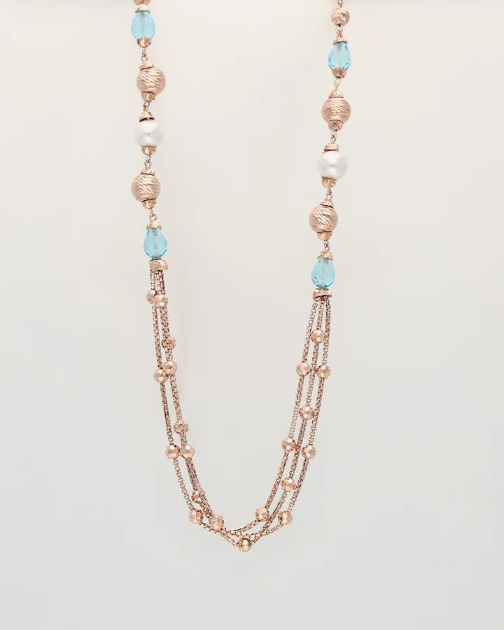 Radiant Sphere Chain in 92.5 Silver