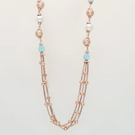 Radiant Sphere Chain in 92.5 Silver