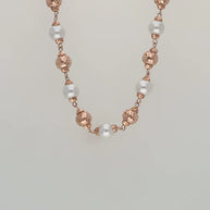 Glimmer Sphere Chain in 92.5 Silver